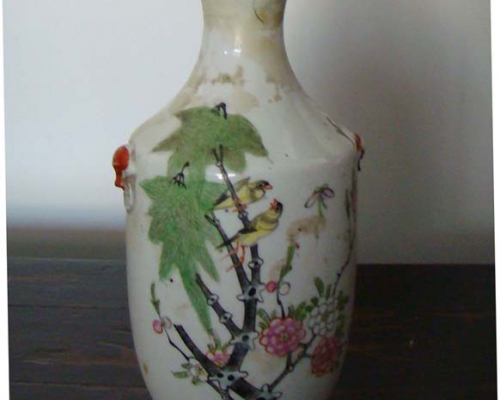 五彩瓷花瓶工厂|pottery