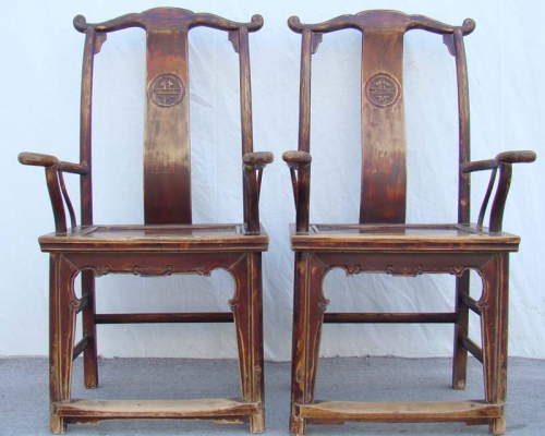 四出头官帽椅|Armchair with four protruding ends