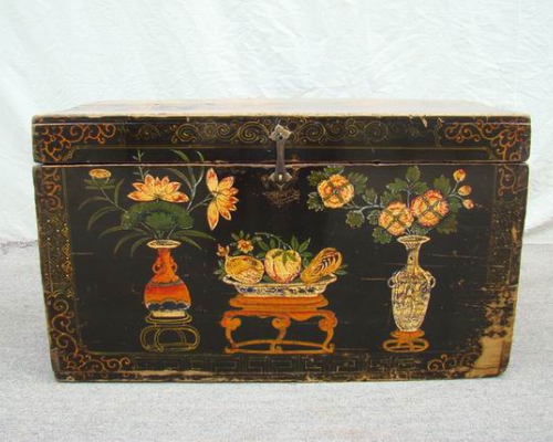 描彩箱工厂|painted trunk