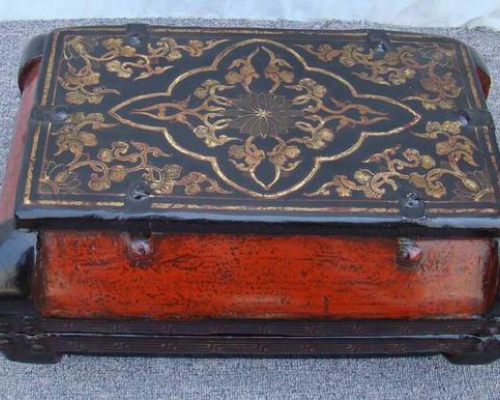 描金盒|gold gilt box