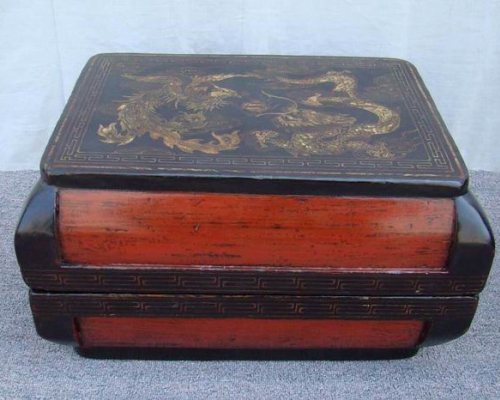 描金盒|gold gilt box