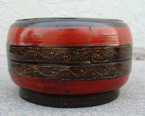 描金圆盒|gold gilt box