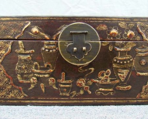 描金小箱|Gold-painted/gilt small trunk
