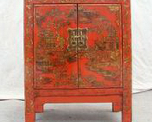 红描金小柜|gold gilt cabinet