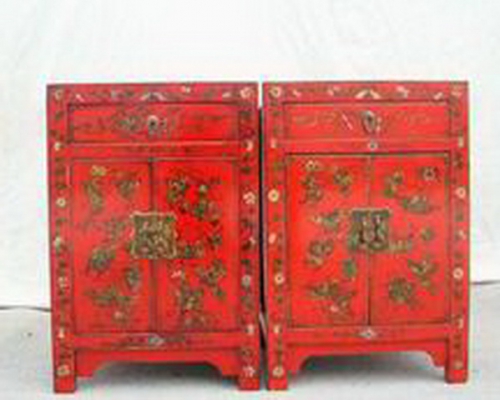 红描金小柜|gold gilt cabinet
