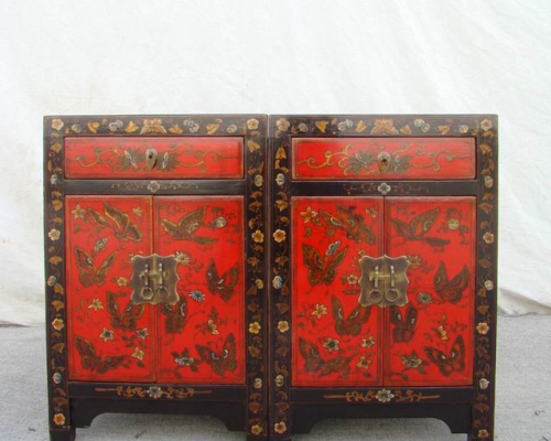 描彩小柜|painted small cabinet