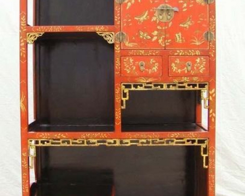 描金多宝格高碑店|Trace a design in gold cabinet for precious lattice