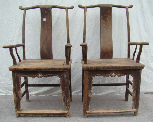 四出头官帽椅|Armchair with four protruding ends
