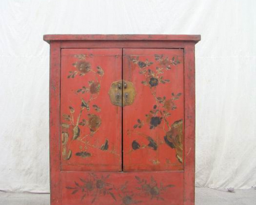 描彩二门柜工厂|Color-painted twin cabinet