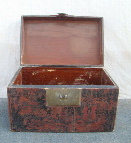 红描金盒|gilt box