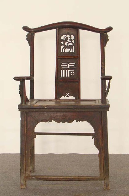 四出头官帽椅|Armchair with four protruding ends