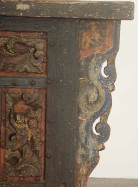 雕花二抽桌|Coffer w/2 drawers