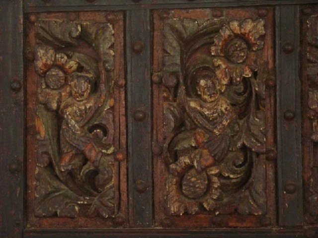 雕花二抽桌|Coffer w/2 drawers