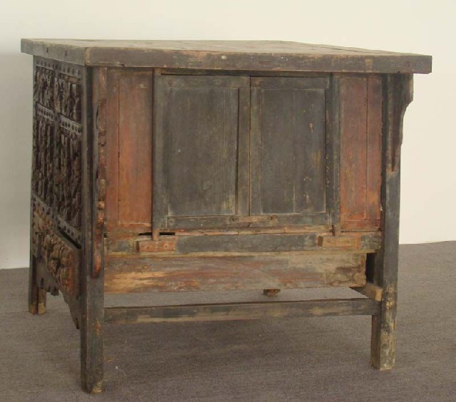 雕花二抽桌|Coffer w/2 drawers