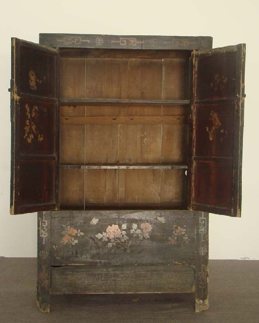 黑五彩大柜|Black multicolored big cabinet