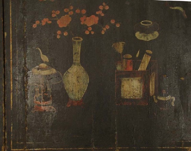 黑五彩大柜|Black multicolored big cabinet