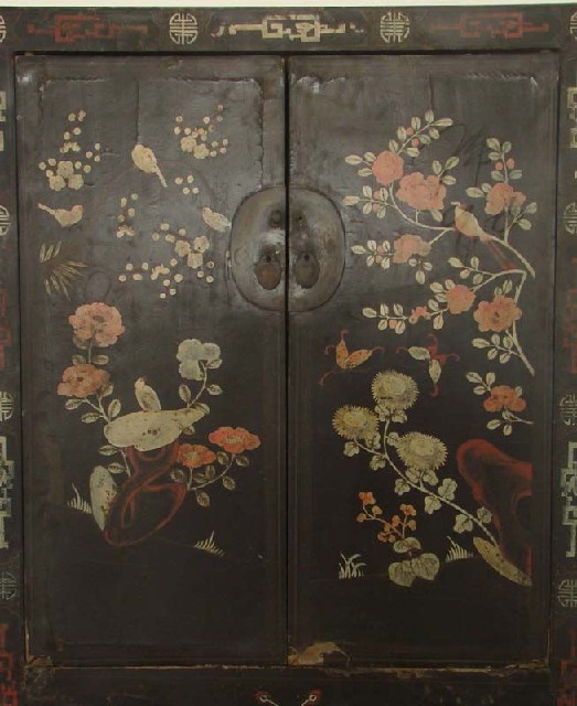 黑五彩大柜工厂|Black multicolored big cabinet