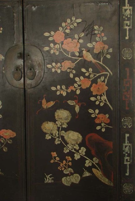 黑五彩大柜工厂|Black multicolored big cabinet