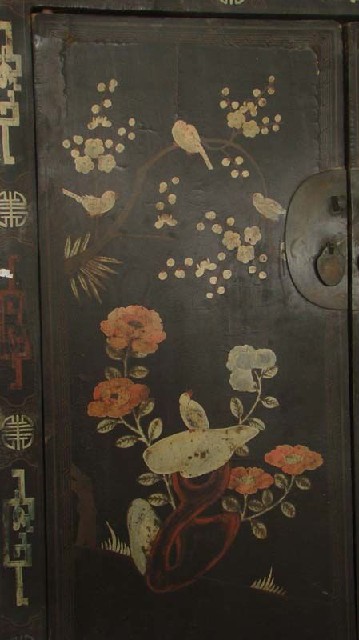 黑五彩大柜工厂|Black multicolored big cabinet