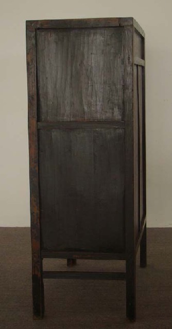 红描金中柜|Red & gilt medium cabinet