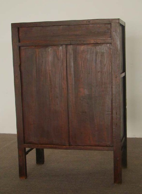 红描金中柜|Red & gilt medium cabinet