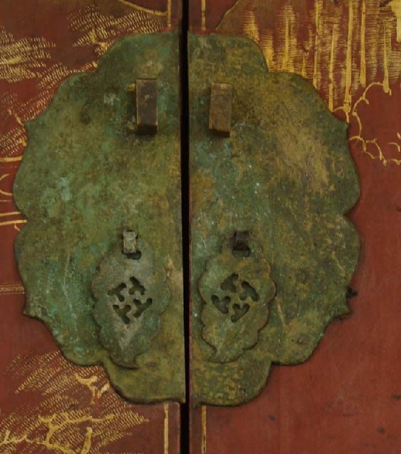 红描金大柜|Red & gilt big cabinet