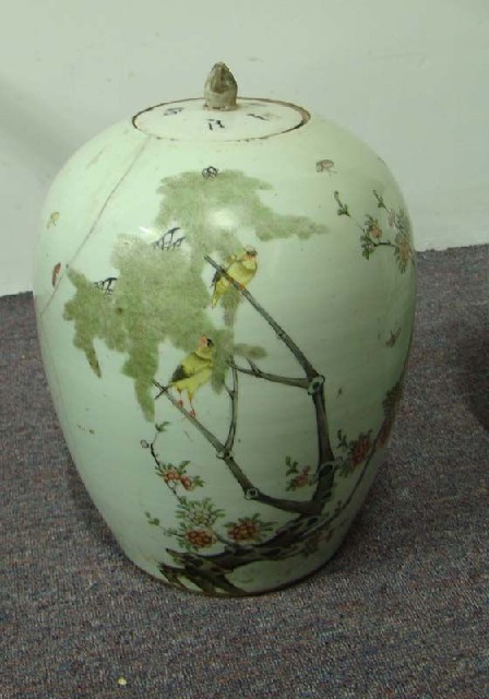 五彩瓷罐|Chinese antique funiture