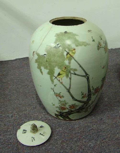 五彩瓷罐|Chinese antique funiture