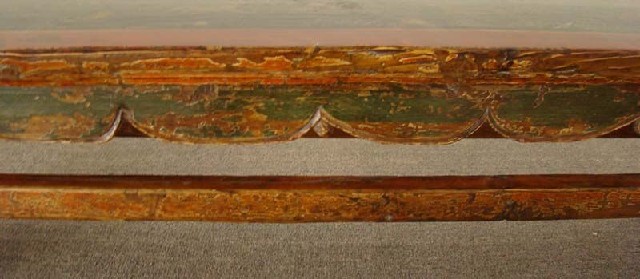 描彩长凳|Depict a color bench