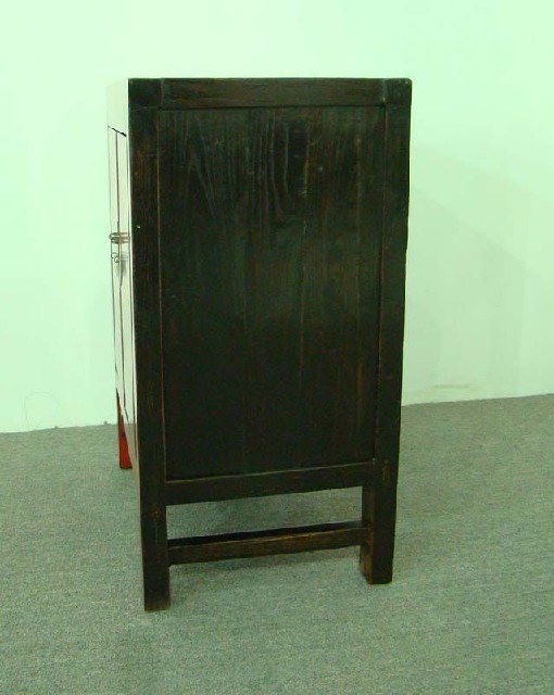 红描金二门柜高碑店|red depicting a color chest with two gates