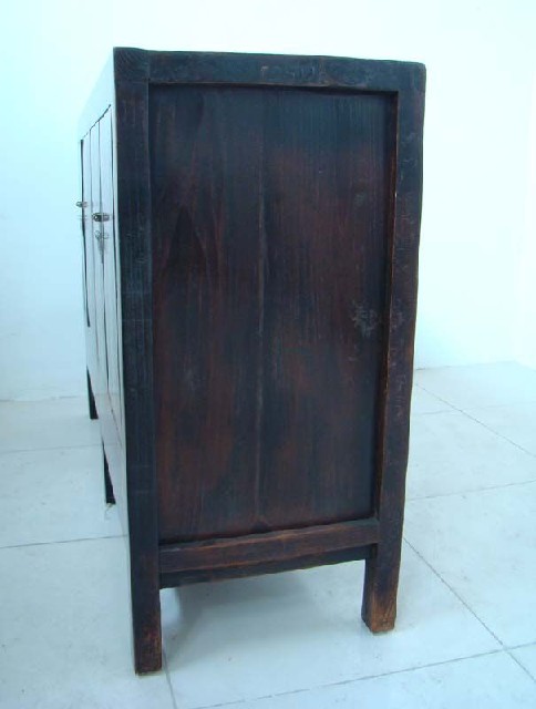 黑描金四门柜工厂|Chinese antique funiture