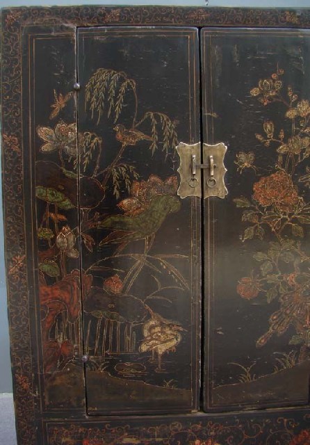 黑五彩大柜工厂|Black multicolored big cabinet