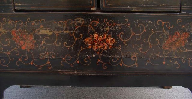 黑五彩大柜工厂|Black multicolored big cabinet