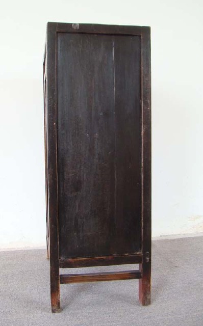 红描金中柜工厂1件|Red & gilt medium cabinet