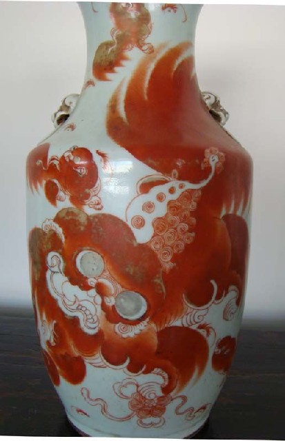 红釉瓷花瓶店|Red glaze porcelain vat
