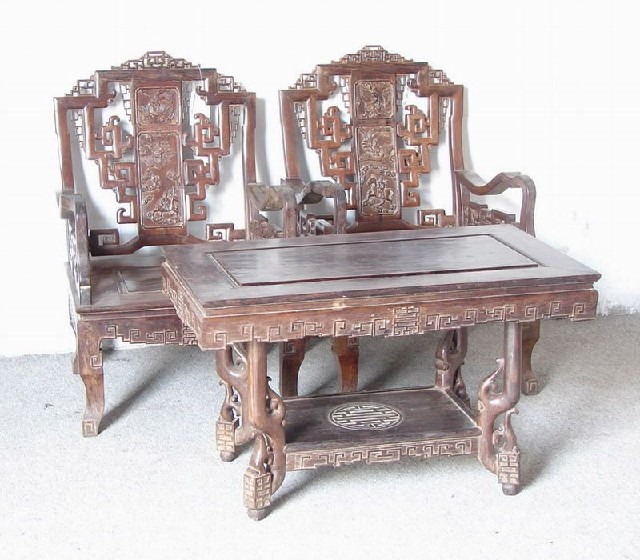 茶桌带椅凳|table and chair