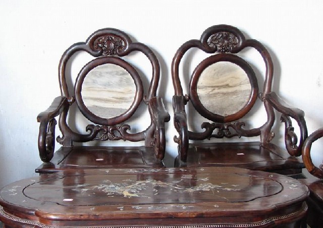 茶桌带椅|table and chair