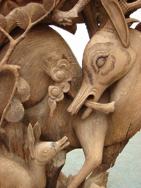 瑞兽牛腿工厂|Carving