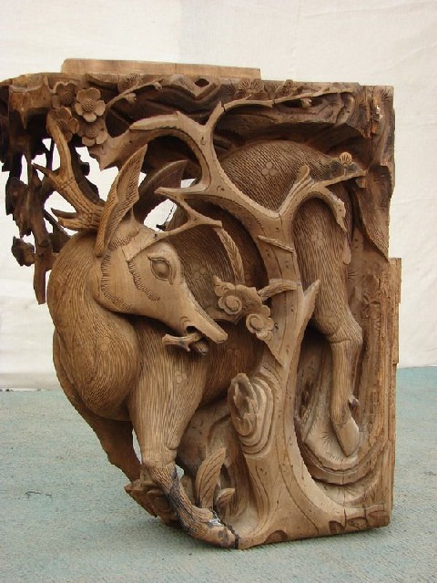 瑞兽牛腿工厂|Carving