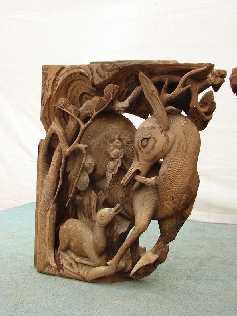 瑞兽牛腿工厂|Carving