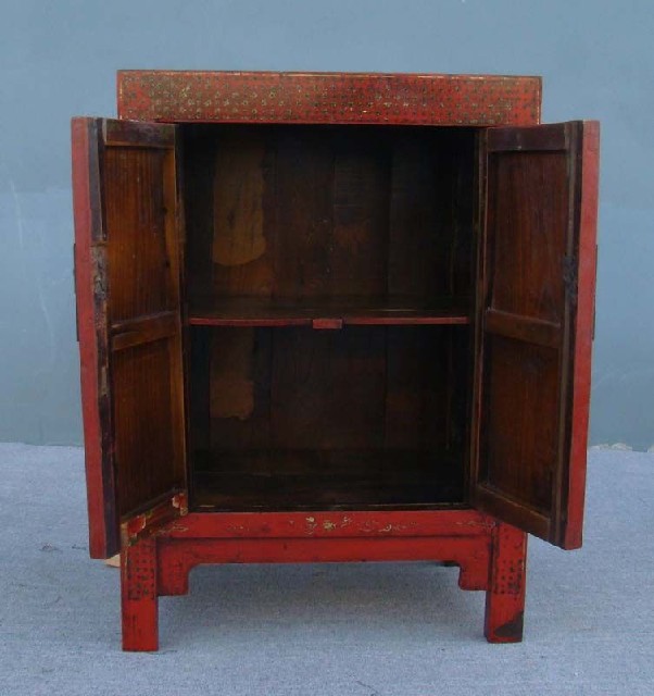 红描金小柜工厂|Red &gilt small cabinet