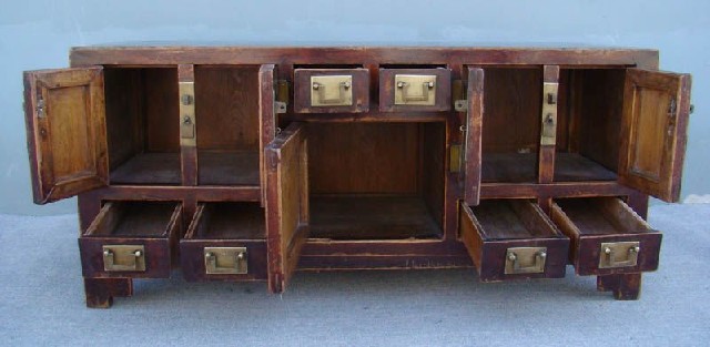 六抽五门地柜|low chest with five gates and six drawers