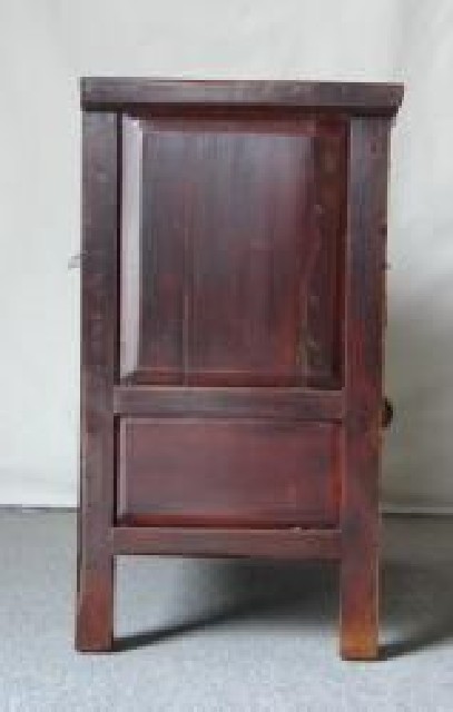 红四抽二门小柜|Red-lacquered small cabinet