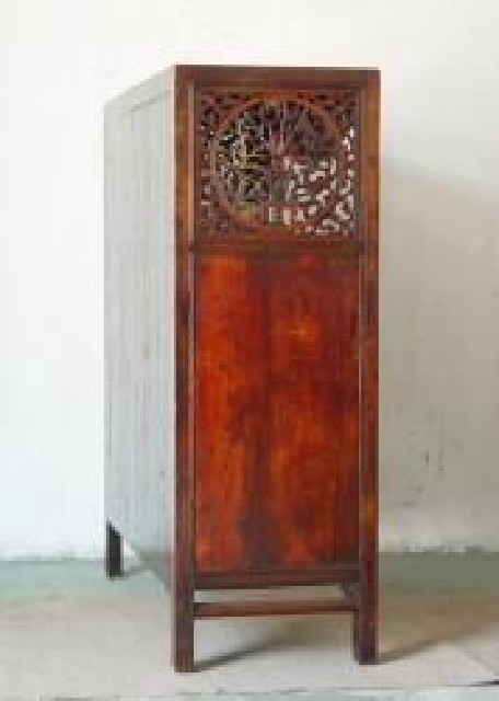 雕花亮格柜|Carved display cabinet