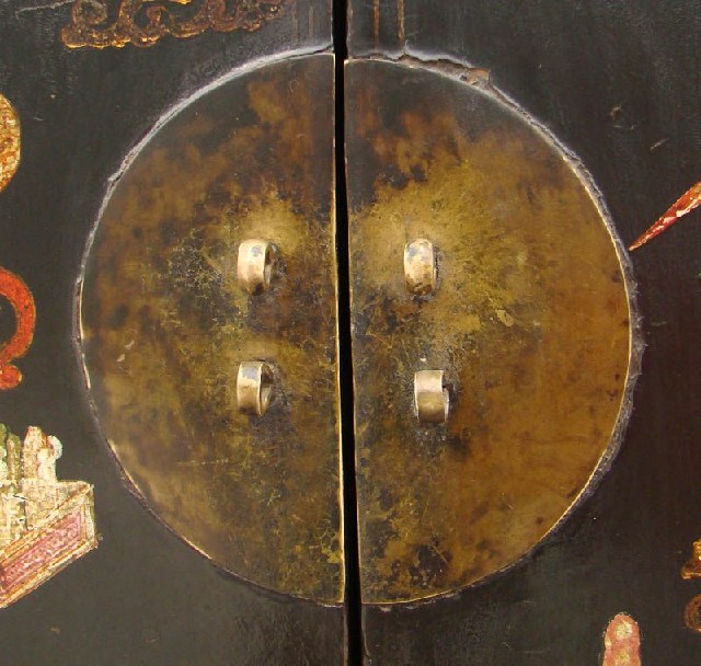 黑五彩大柜工厂|Black multicolored big cabinet