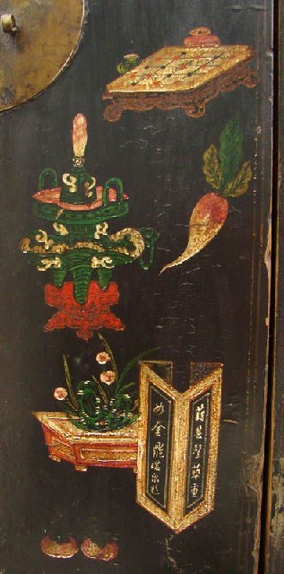 黑五彩大柜工厂|Black multicolored big cabinet