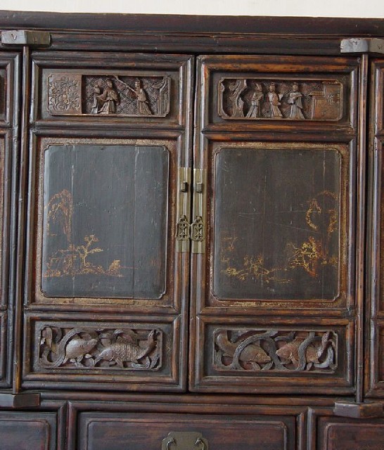 三抽四门大柜|Big cabinet w/ 4 doors & 3 drawers