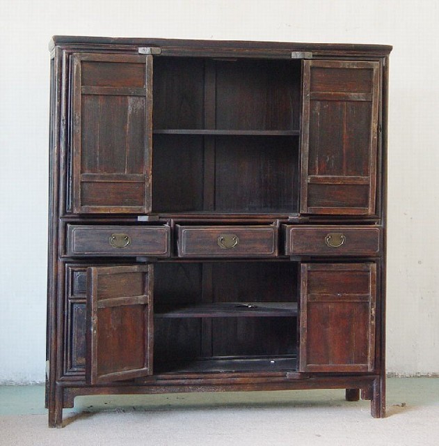 三抽四门大柜|Big cabinet w/ 4 doors & 3 drawers
