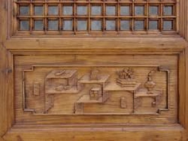 门花板|Carved doorboard