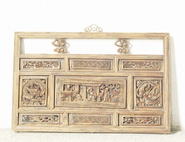 雕花挂屏|Carved hanging screen